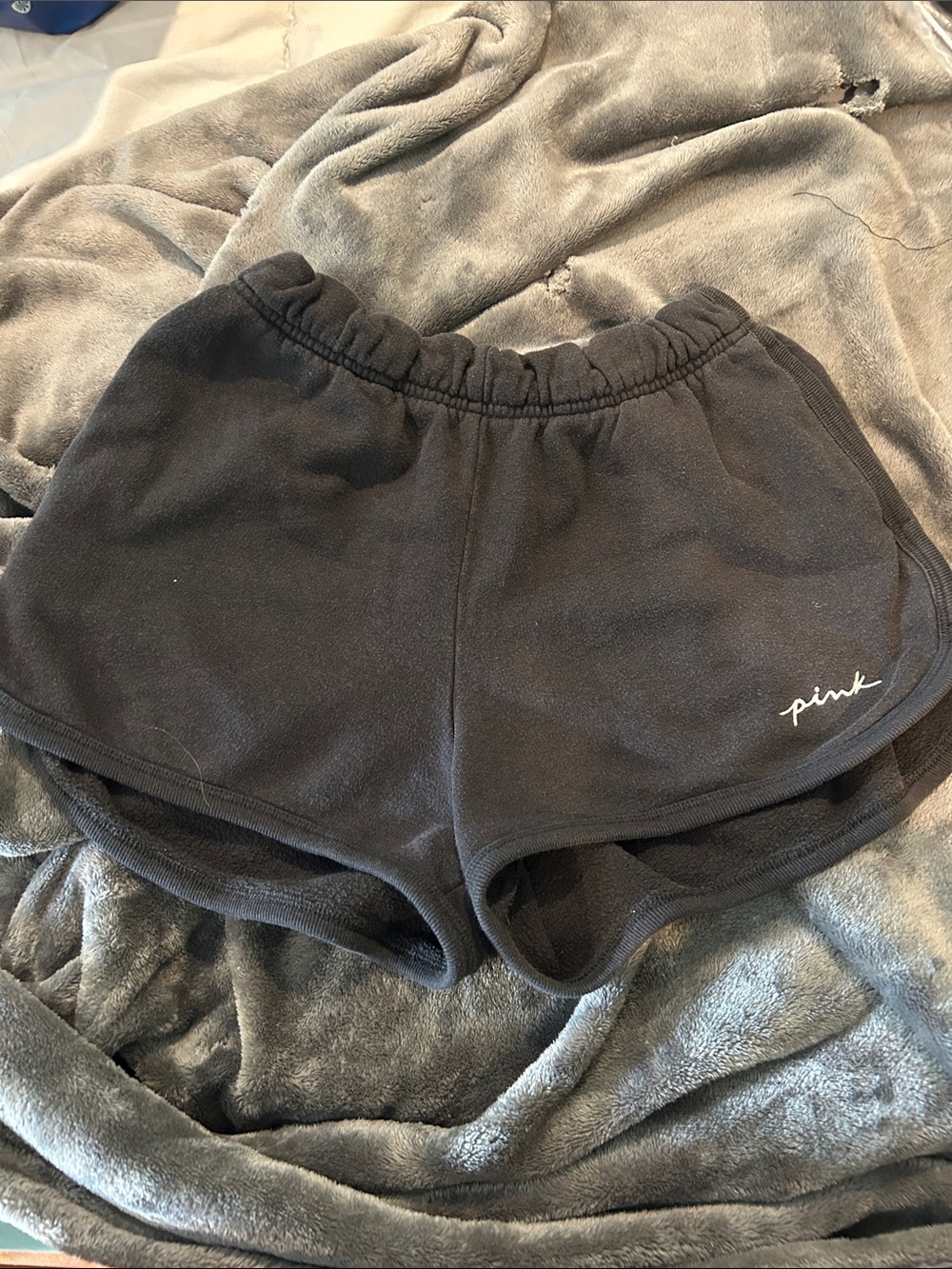 PINK Victoria's Secret Black Athletic Lounge Shorts